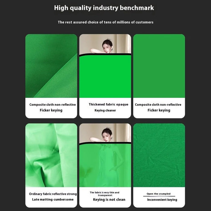 150 x 200cm Photography Backdrop Board Blue and Green Double Sided Collapsible Background Plate - 5