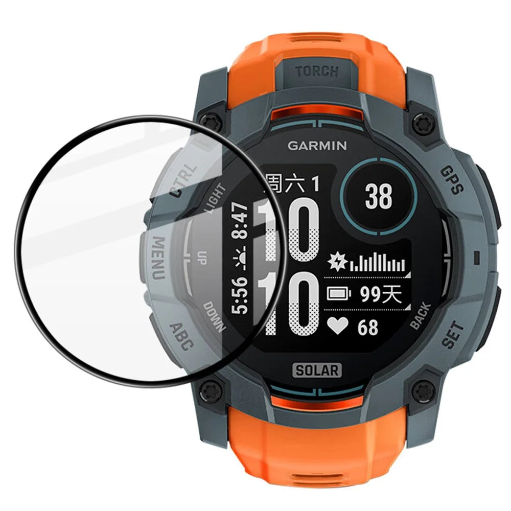 IMAK For Garmin Instinct 3 45mm Screen Protector Anti Scratch PMMA Watch Film - 1