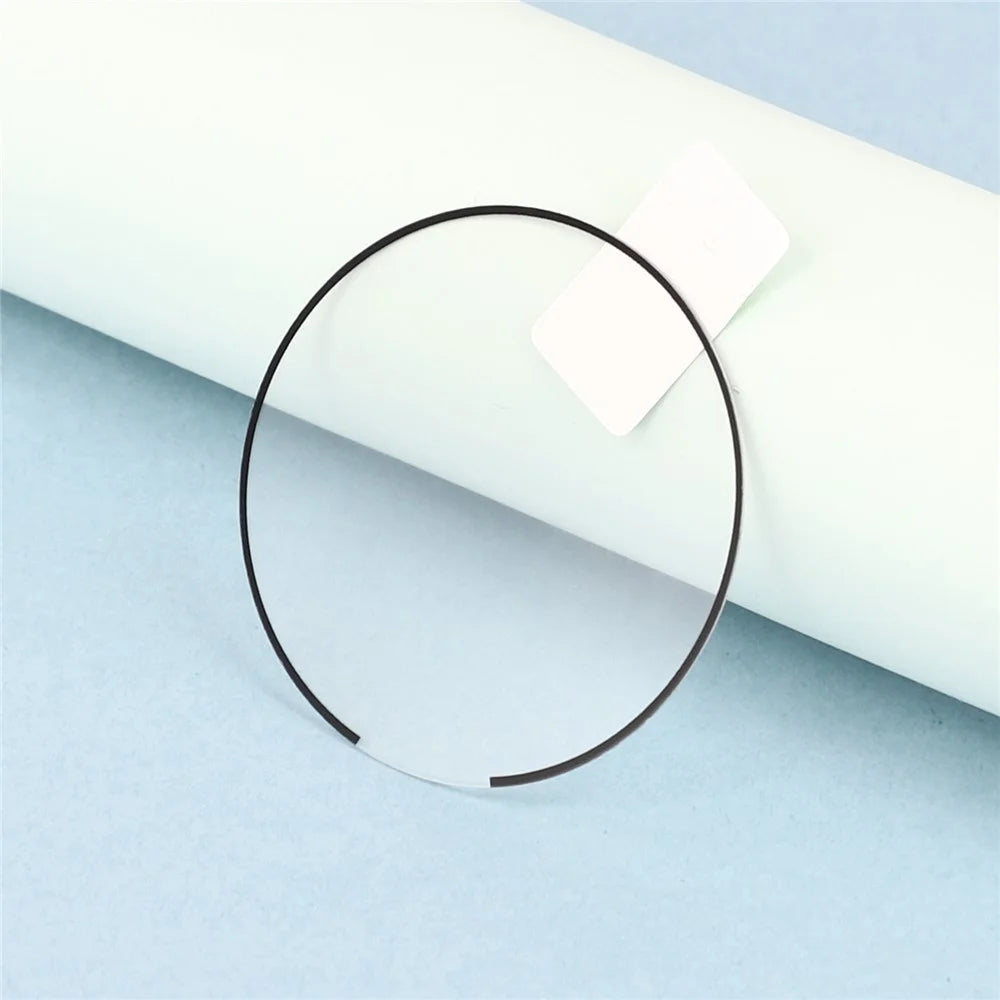 2Pcs / Pack For Garmin Instinct 3 50mm Watch Screen Protector HD Clear PMMA Film (Black Edge) - 3