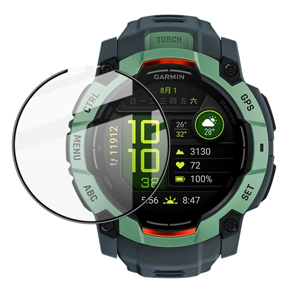 IMAK For Garmin Instinct 3 50mm Screen Protector Anti Scratch PMMA Watch Film - 1