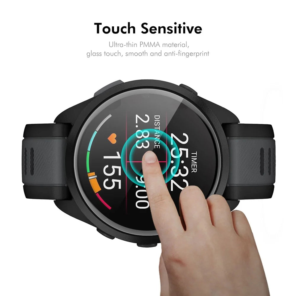 ENKAY HAT PRINCE For Oppo Watch X2 2Pcs Screen Protector   3D Curved PC + PMMA Ultra Clear Film - Black - 5