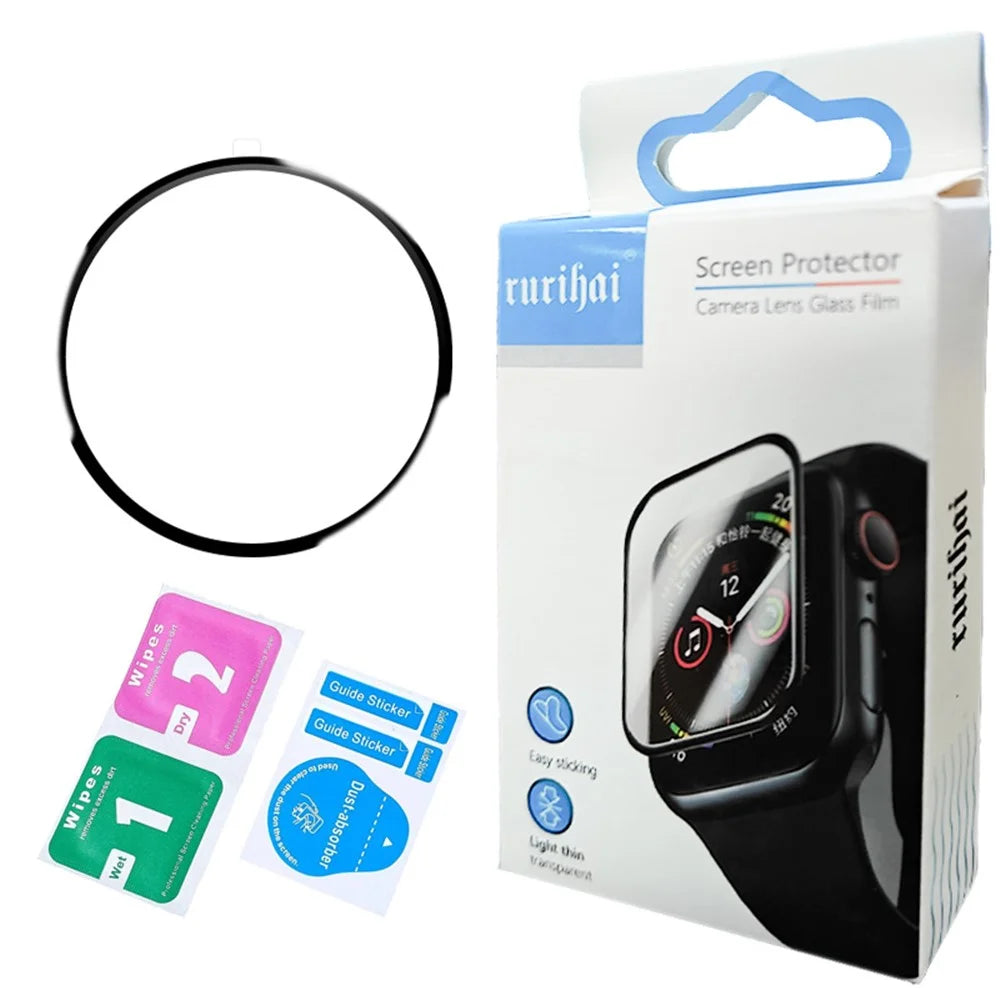 RURIHAI For Oppo Watch X2 PMMA Screen Protector 3D Full Glue Watch Screen Film - Black - 5