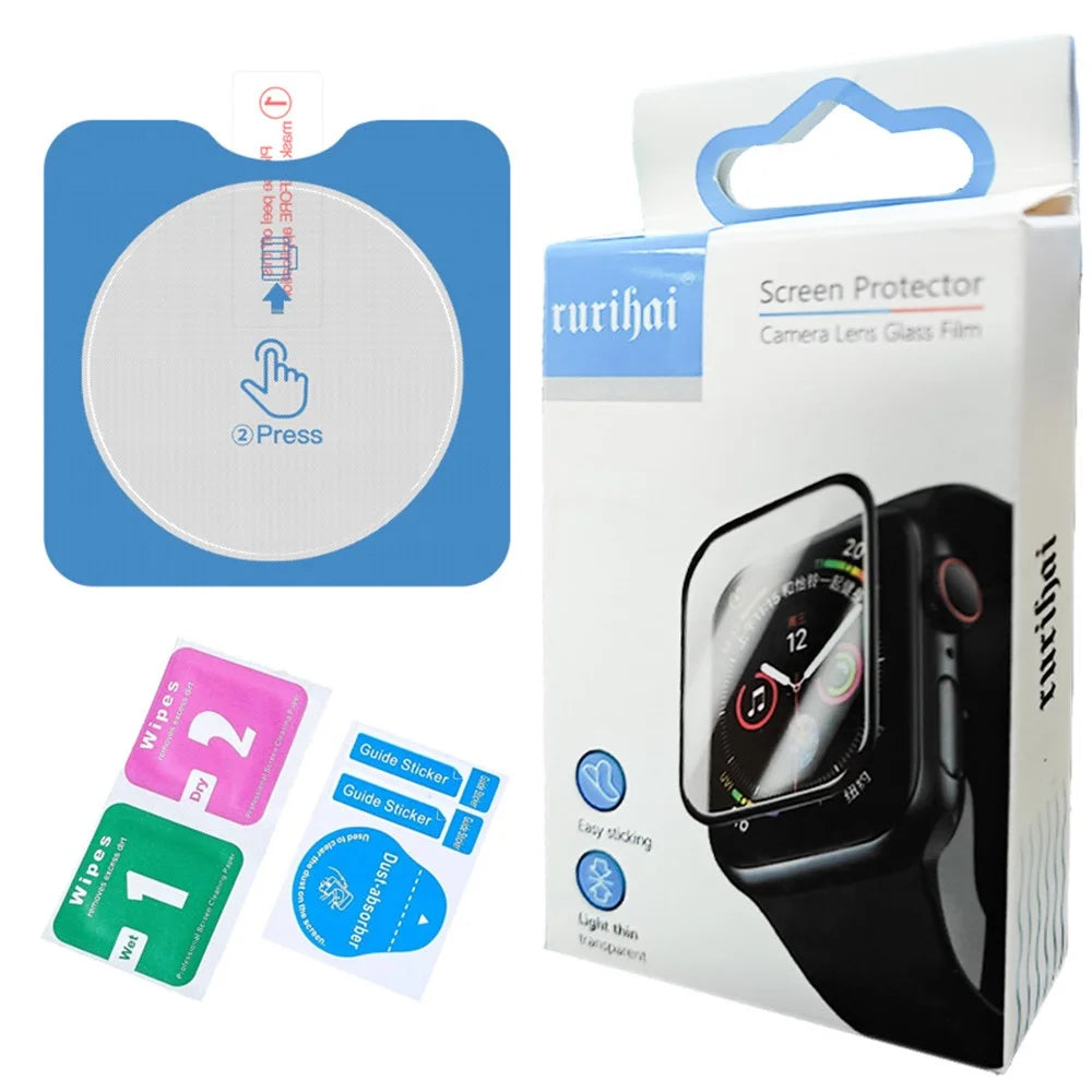 RURIHAI For Oppo Watch X2 Screen Protector AR Clear Watch Film with Alignment Tool - 5