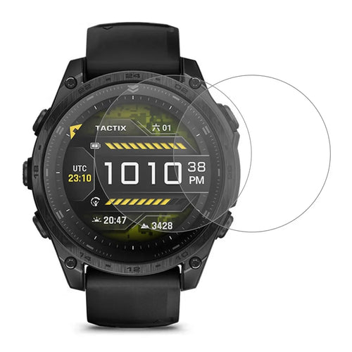 2Pcs For Garmin Tactix 8 47mm Screen Protector Tempered Glass 2.5D HD Watch Screen Film - 1