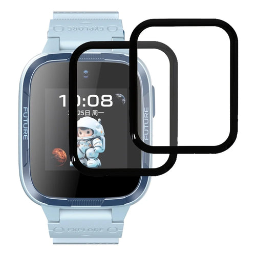 2Pcs / Pack For Honor Whizkid 2i Screen Protector Smart Watch HD Clear PMMA Film (Black Edge) - 1