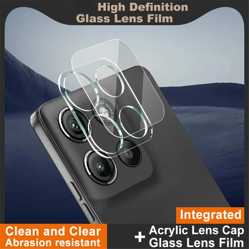 IMAK For Motorola Edge 60 Stylus 5G  / Moto G Stylus 5G (2025) Tempered Glass Camera Lens Protector + Acrylic Lens Cap - 2