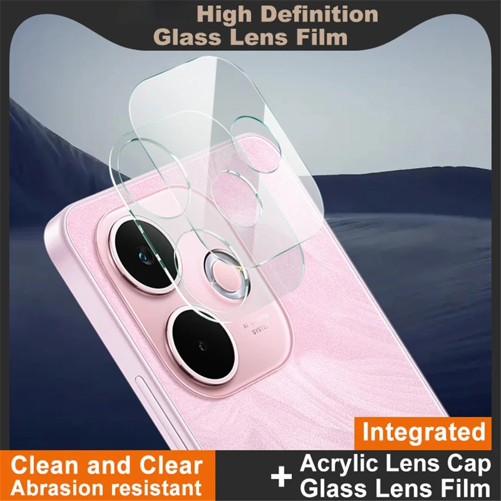 IMAK For Oppo A5 Pro 4G (Global) / 5G (Global) / A5 Energy 5G (China) Tempered Glass Camera Lens Protector + Acrylic Lens Cap - 2