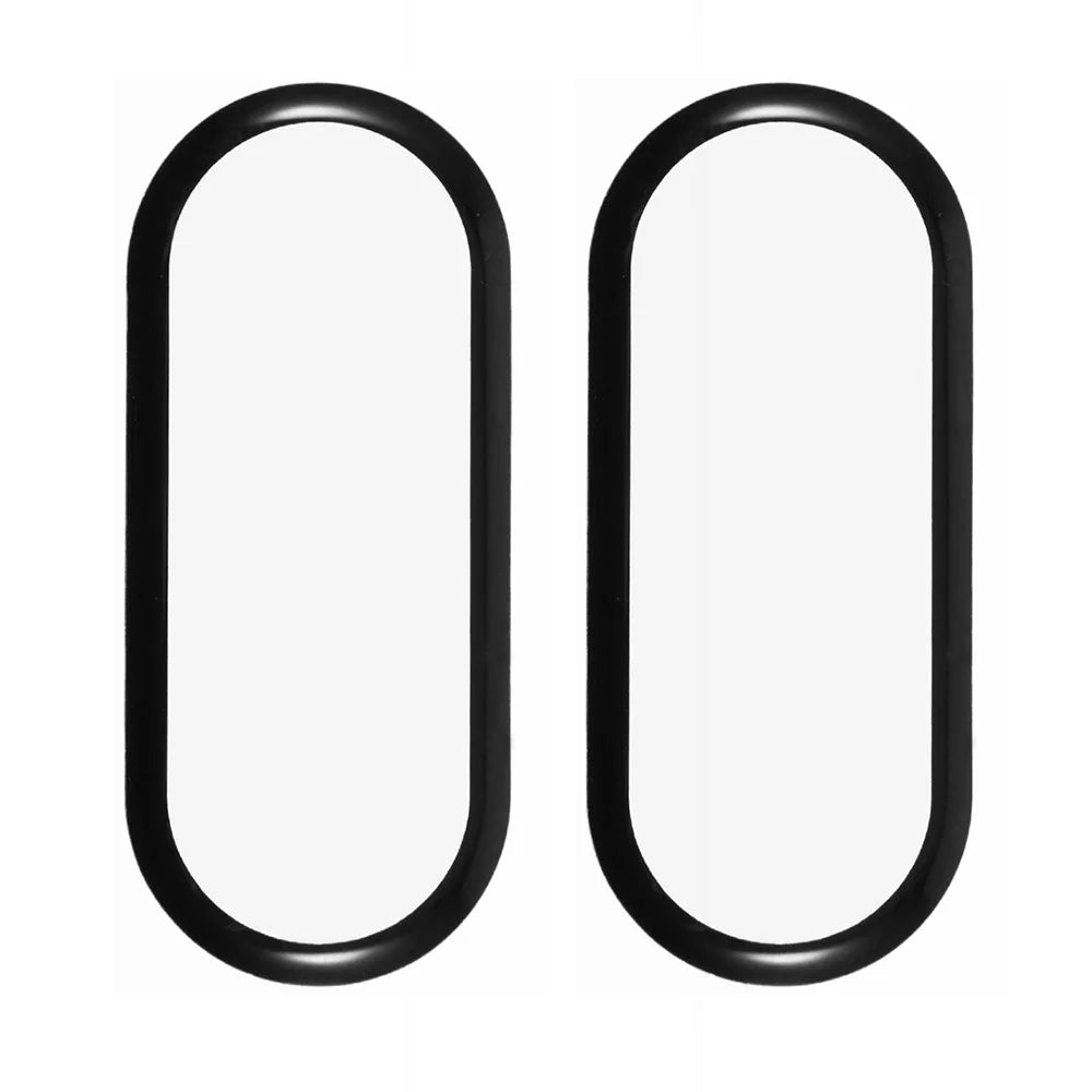 2Pcs / Pack For Xiaomi Smart Band 10 Screen Protector Smart Watch HD Clear PMMA Film (Black Edge) - 2