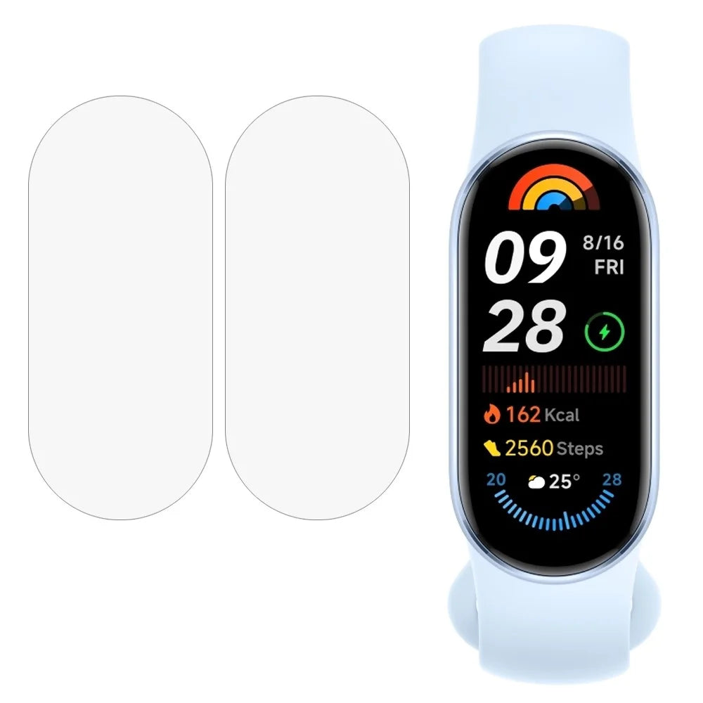 2Pcs For Xiaomi Smart Band 10 Screen Protector Smart Watch Clear TPU Film - 1