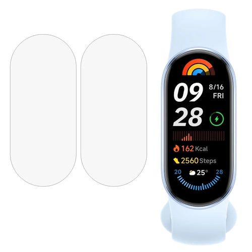 2Pcs For Xiaomi Smart Band 10 Screen Protector Smart Watch Clear TPU Film - 1