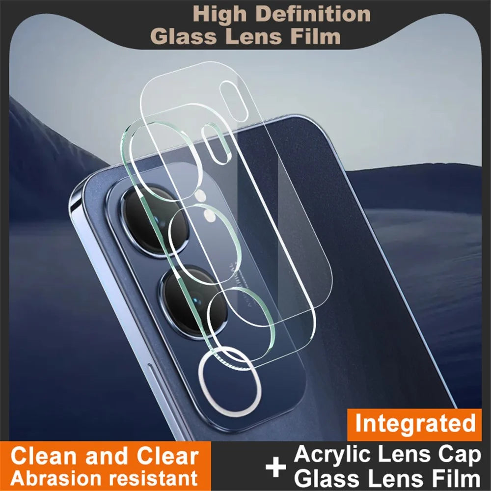 IMAK For vivo Y29 5G / Y19s 4G Tempered Glass Camera Lens Protector + Acrylic Lens Cap - 2