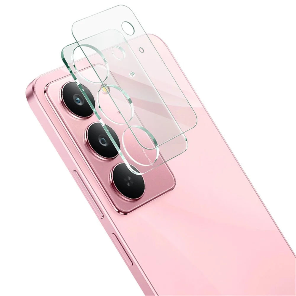 IMAK For Realme C75x Tempered Glass Camera Lens Protector + Acrylic Lens Cap - 1