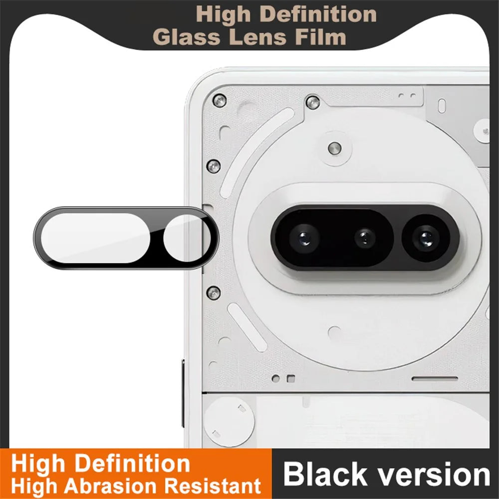 IMAK For Nothing Phone (3a) Camera Lens Protector Tempered Glass HD Clear Lens Film (Black Version) - 3