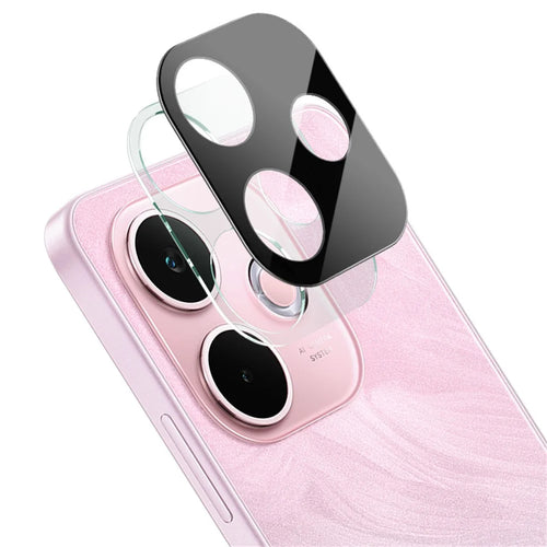 IMAK For Oppo A5 Pro 4G (Global) / 5G (Global) /  A5 Energy 5G (China) Tempered Glass Lens Film + Acrylic Cap (Black Version) - 1