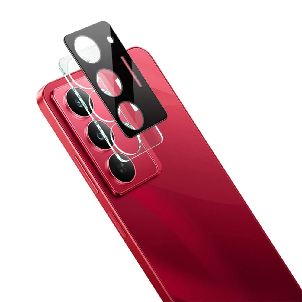 IMAK For Realme V60 Pro 5G Tempered Glass Lens Film + Acrylic Cap (Black Version) - 1