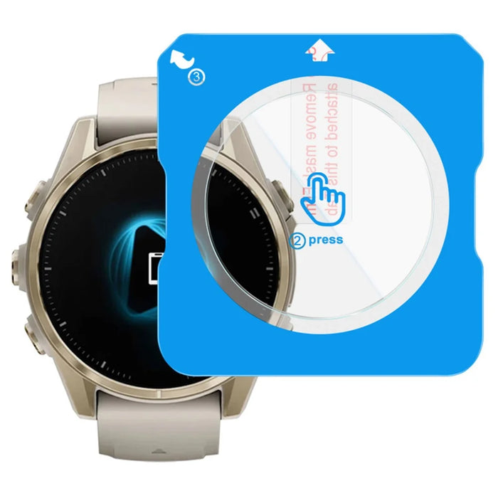 IMAK For Garmin Fenix 8 43mm Tempered Glass Screen Protector with Installation Tool - 1