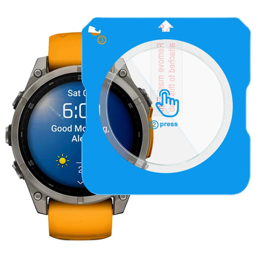IMAK For Garmin Fenix 8 47mm Tempered Glass Screen Protector with Installation Tool - 1