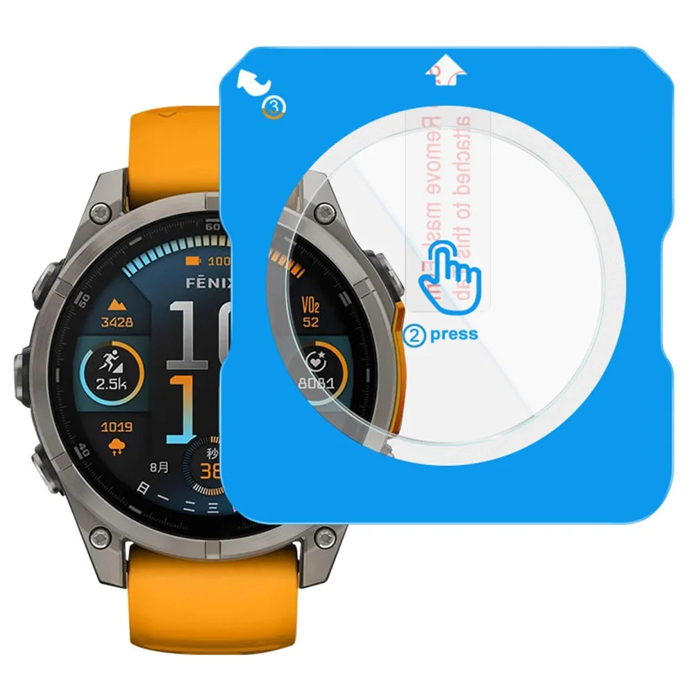 IMAK For Garmin Fenix 8 51mm Tempered Glass Screen Protector with Installation Tool - 1