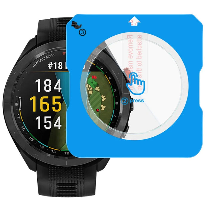 IMAK For Garmin Approach S70 47mm Tempered Glass Screen Protector with Installation Tool - 1