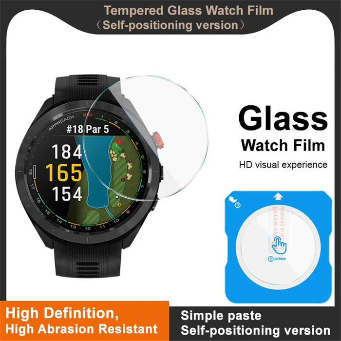 IMAK For Garmin Approach S70 47mm Tempered Glass Screen Protector with Installation Tool - 4