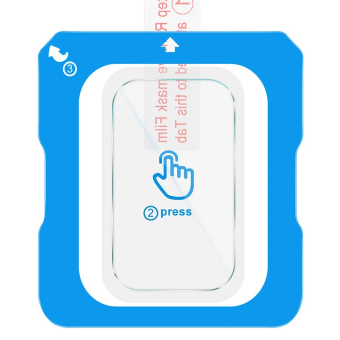 IMAK For Xiaomi Smart Band 9 Active / Redmi Band 3 Tempered Glass Screen Protector with Installation Tool - 2