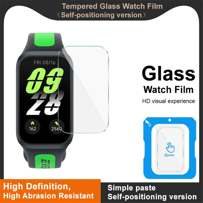 IMAK For Xiaomi Smart Band 9 Active / Redmi Band 3 Tempered Glass Screen Protector with Installation Tool - 4