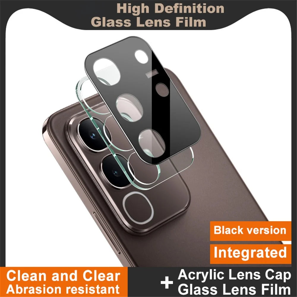 IMAK For vivo Y300t 5G / Y29 4G / T4x 5G Tempered Glass Lens Film + Acrylic Cap (Black Version) - 2