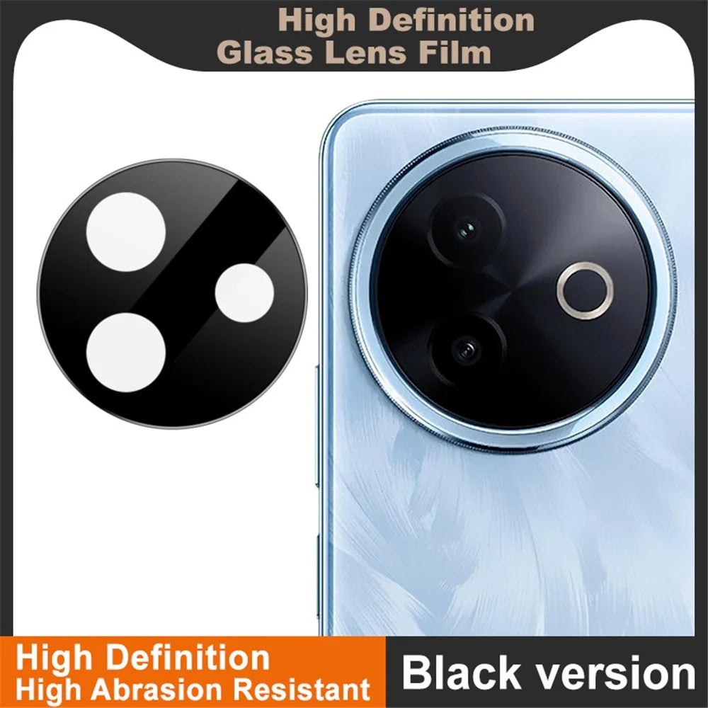 IMAK For vivo Y300i 5G Camera Lens Protector Tempered Glass HD Clear Lens Film (Black Version) - 3