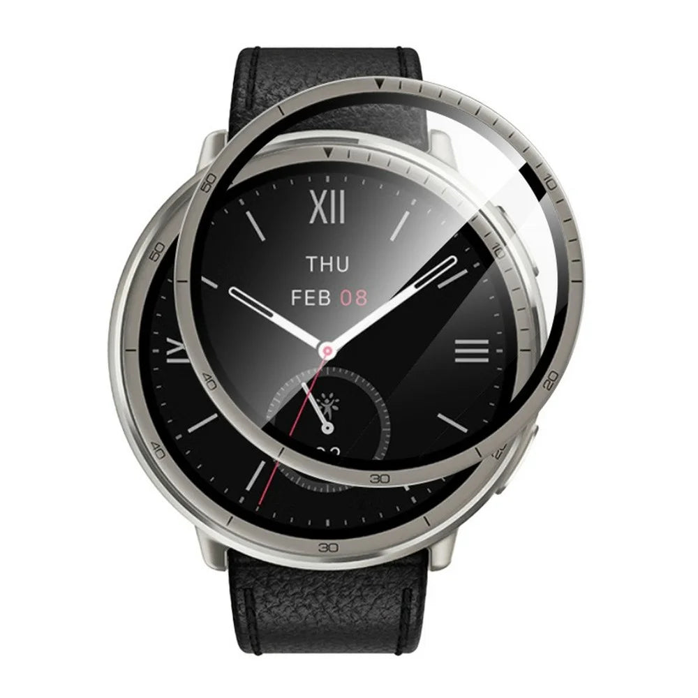 RURIHAI For Huami Amazfit Active 2 PMMA Screen Protector 3D Full Glue Watch Screen Film - 1
