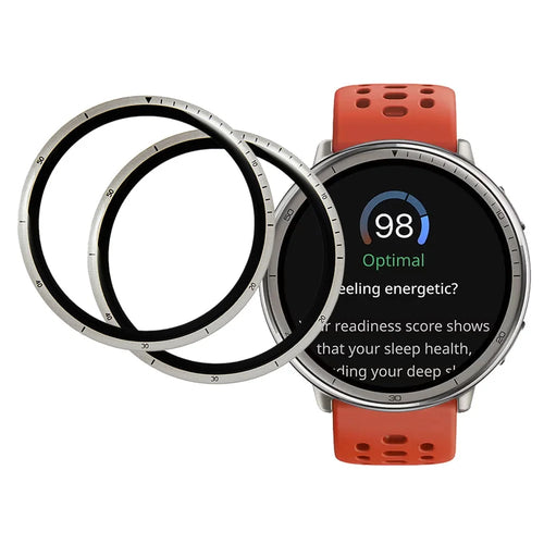 2Pcs / Pack For Huami Amazfit Active 2 Screen Protector Smart Watch HD Clear PMMA Film (Black Edge) - 1