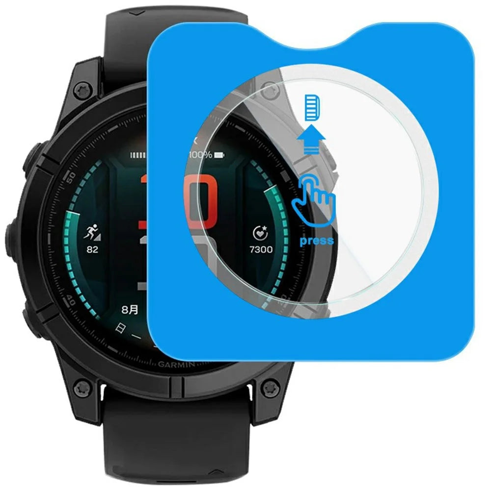 IMAK For Garmin Fenix E 47mm Tempered Glass Screen Protector with Installation Tool - 1