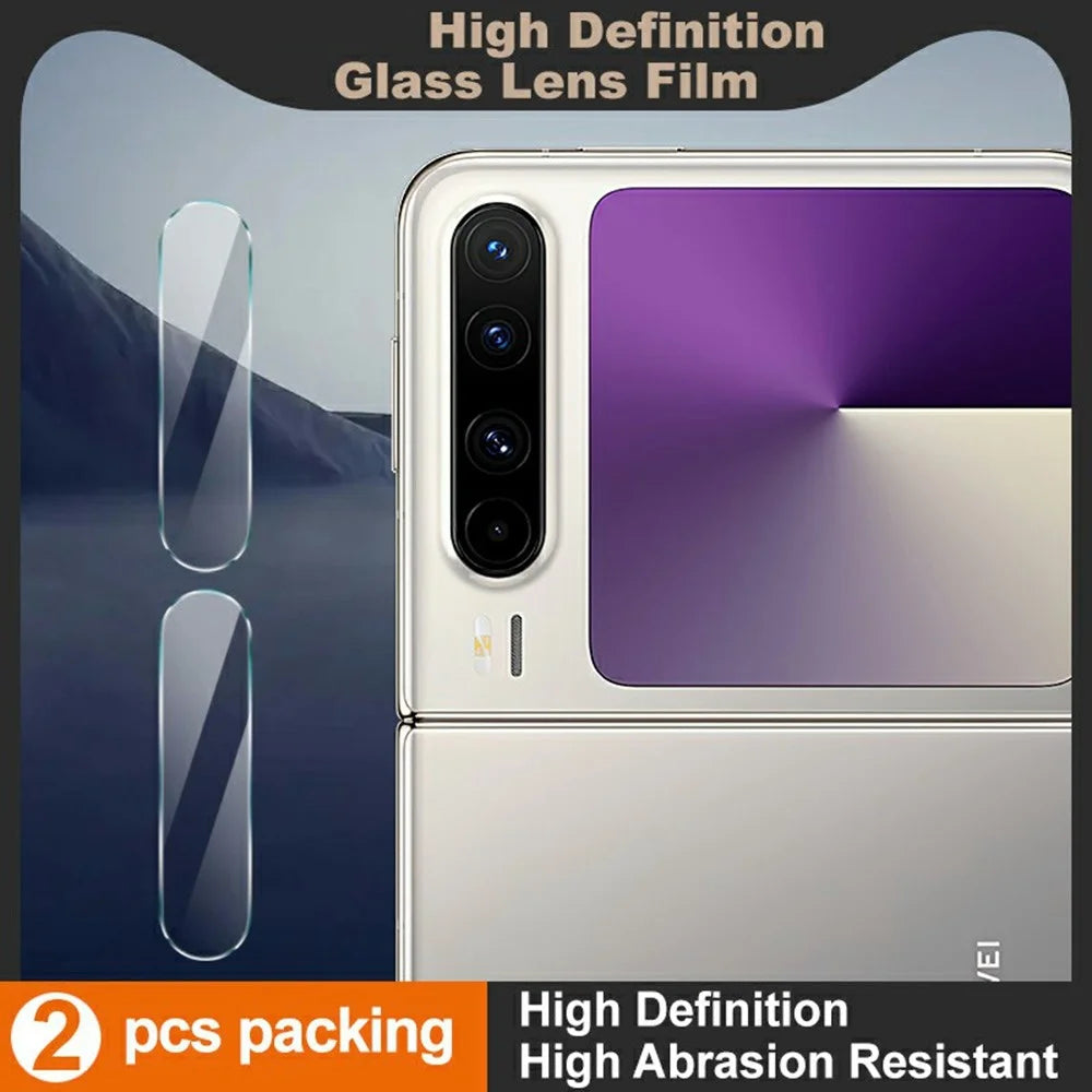 IMAK 2Pcs / Set For Huawei Pura X Lens Protector Ultra Clear Tempered Glass Lens Film - 2