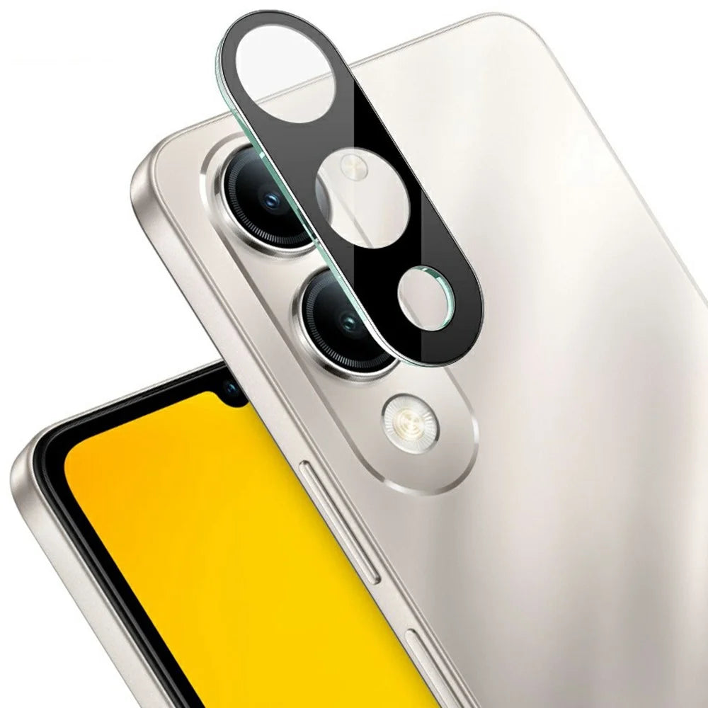 IMAK For vivo T4 Lite 5G / Y19e 4G / Y19 5G / iQOO Z10 Lite 5G / Y29s 5G / Y04 4G Tempered Glass Lens Film + Acrylic Cap (Black Version) - 5