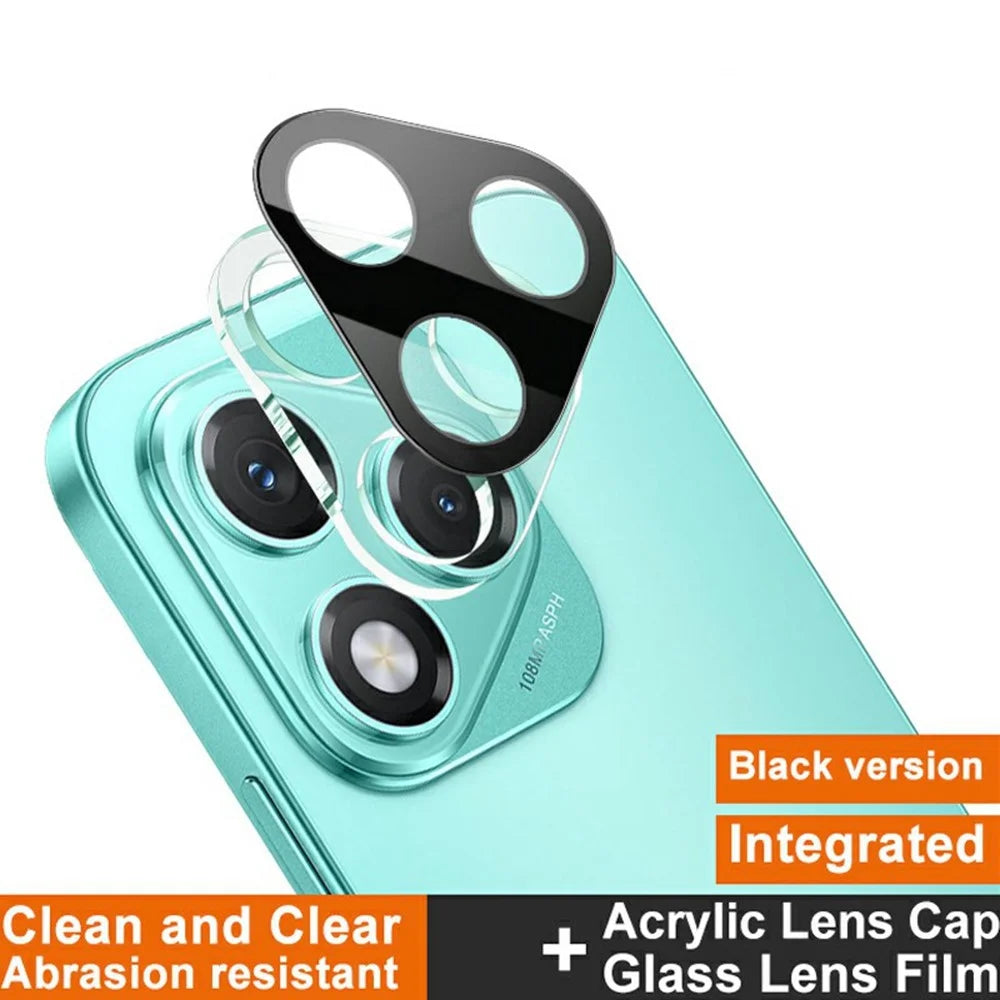 IMAK For Honor 400 Lite 5G Tempered Glass Lens Film + Acrylic Cap (Black Version) - 2