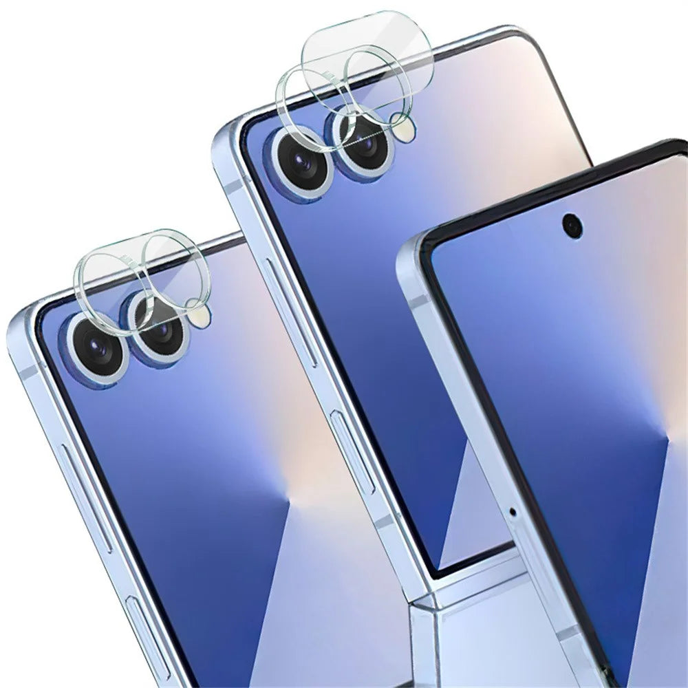 IMAK For Samsung Galaxy Z Flip8 / Z Flip7 5G Tempered Glass Camera Lens Protector + Acrylic Lens Cap - 4