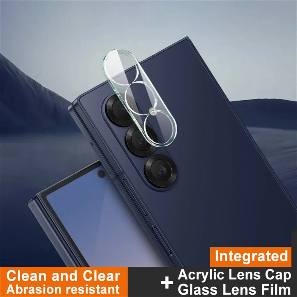 IMAK For Samsung Galaxy Z Fold8 Ultra / Z Fold7 5G  Tempered Glass Camera Lens Protector + Acrylic Lens Cap - 2