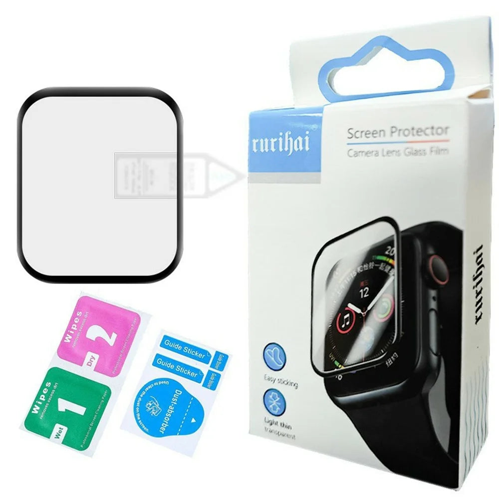 RURIHAI For Huami Amazfit Bip 6 PMMA Screen Protector 3D Full Glue Watch Screen Film - 5