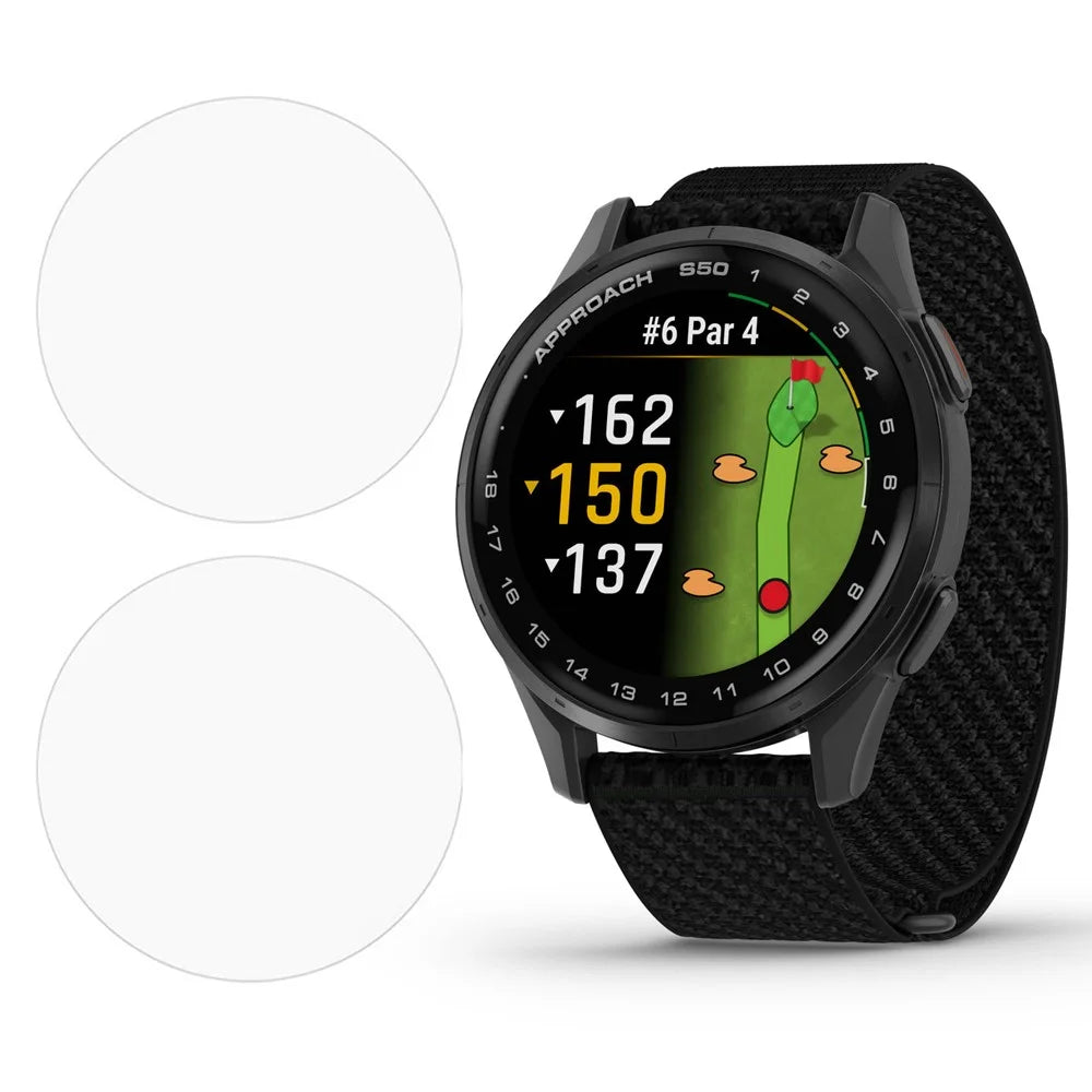 2Pcs For Garmin Approach S50 Screen Protector Smart Watch Clear TPU Film - 1