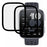 2Pcs / Pack For Huami Amazfit Bip 6 Screen Protector Smart Watch HD Clear PMMA Film (Black Edge) - 1