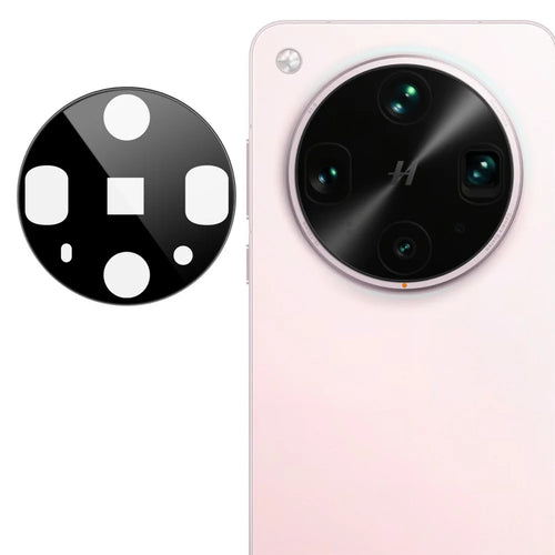 IMAK For Oppo Find X8 Ultra 5G Camera Lens Protector Tempered Glass HD Clear Lens Film (Black Version) - 1