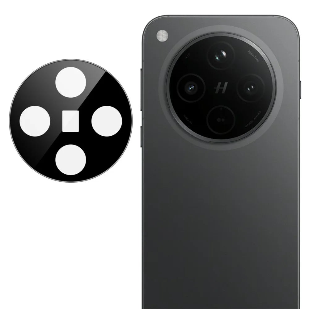 IMAK For Oppo Find X8s+ 5G Camera Lens Protector Tempered Glass HD Clear Lens Film (Black Version) - 1