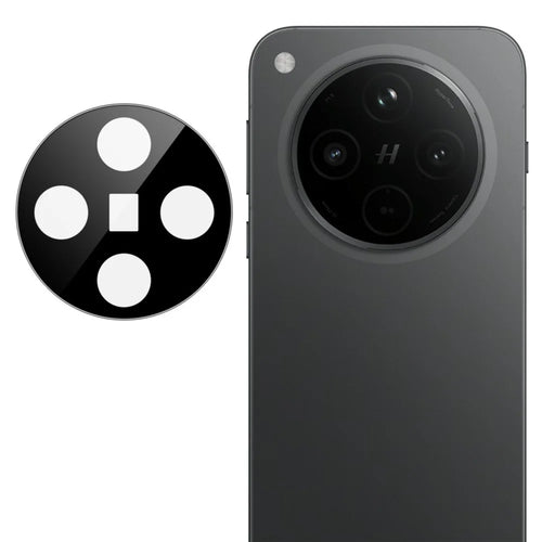 IMAK For Oppo Find X8s+ 5G Camera Lens Protector Tempered Glass HD Clear Lens Film (Black Version) - 1