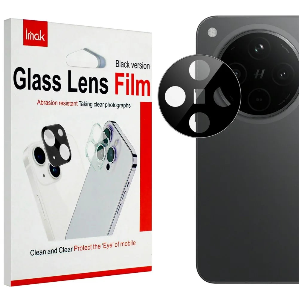 IMAK For Oppo Find X8s+ 5G Camera Lens Protector Tempered Glass HD Clear Lens Film (Black Version) - 3