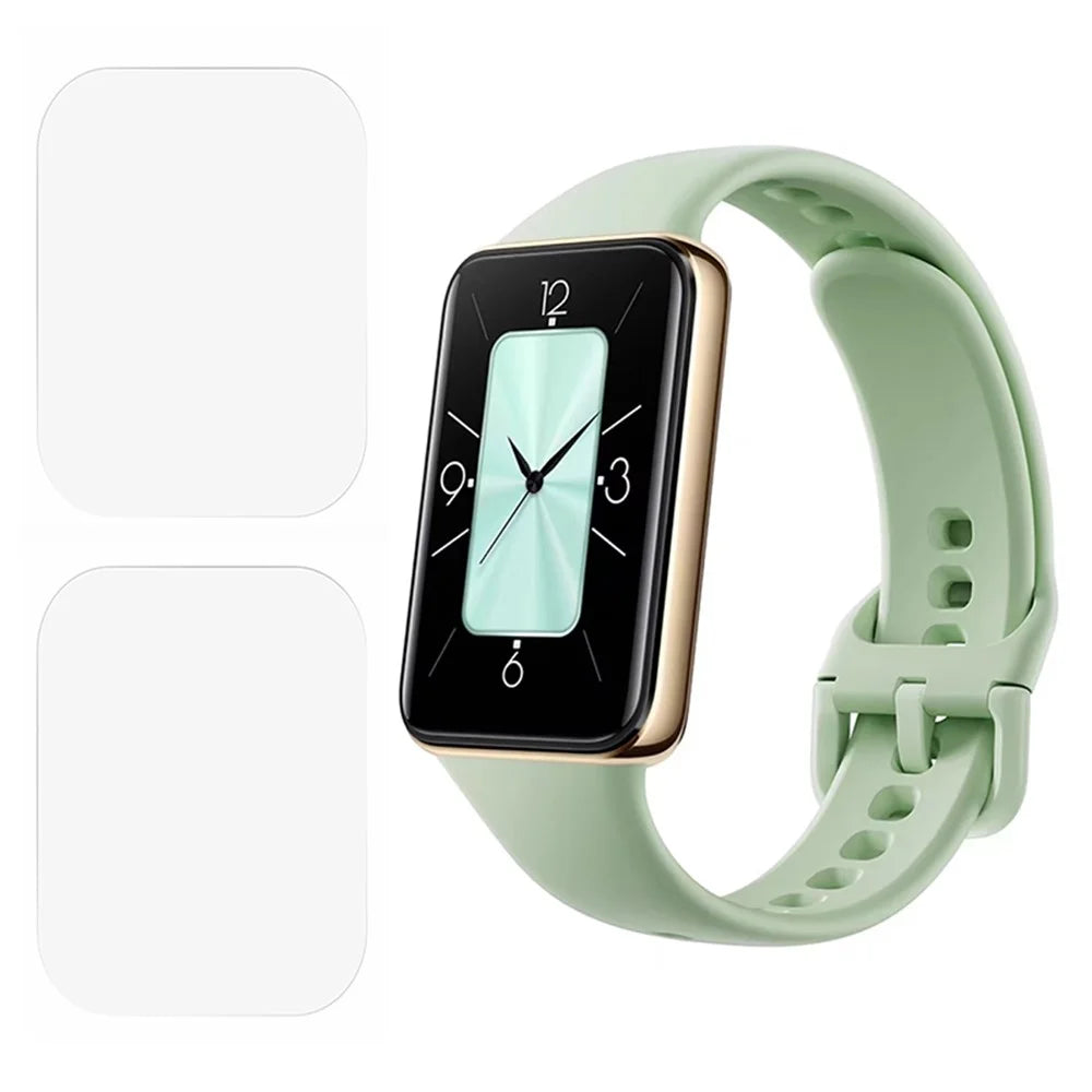 2Pcs For Honor Band 10 Screen Protector Smart Watch Clear TPU Film - 1