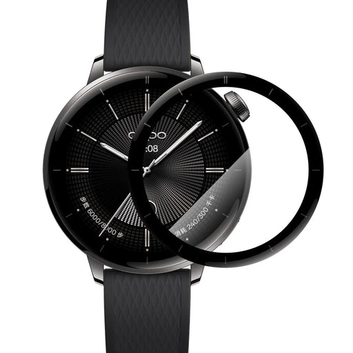 NORTHJO For Oppo Watch X2 Mini Screen Protector PMMA Anti Scratch Black Edge Watch Film HD Clarity Abrasion Resistant - 2