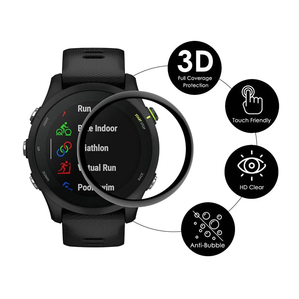ENKAY HAT PRINCE For GarminActive 6 Screen Protector   3D Curved PC + PMMA Ultra Clear Film - Transparent - 2