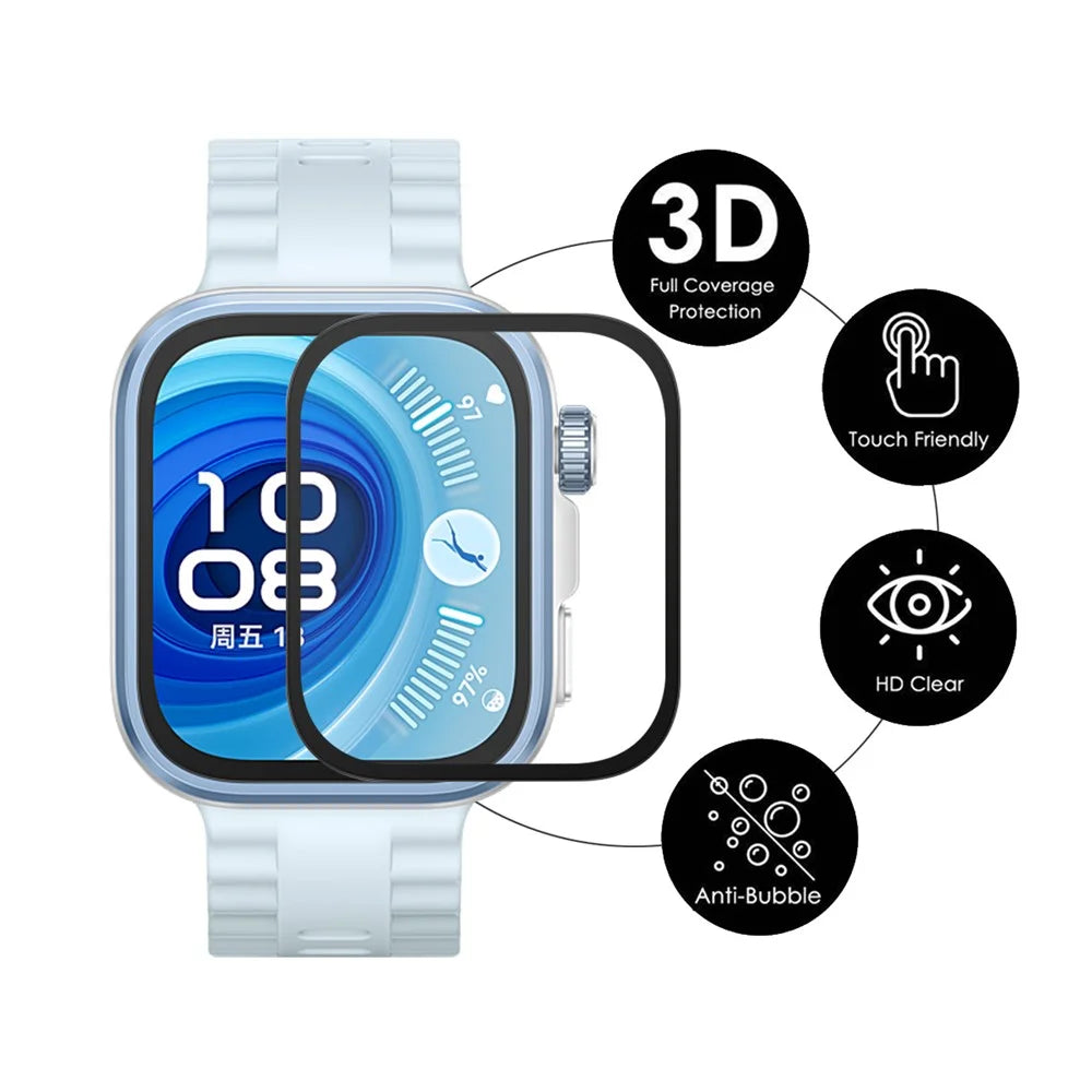 ENKAY HAT PRINCE For Huawei Watch Fit 4 Pro Screen Protector   3D Curved PC + PMMA Ultra Clear Film - Transparent - 2