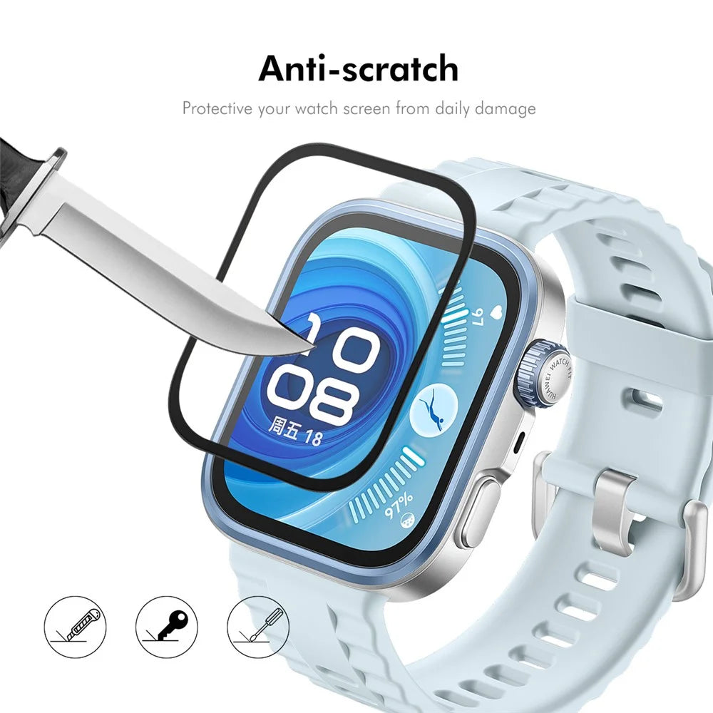 ENKAY HAT PRINCE For Huawei Watch Fit 4 Pro Screen Protector   3D Curved PC + PMMA Ultra Clear Film - Transparent - 5