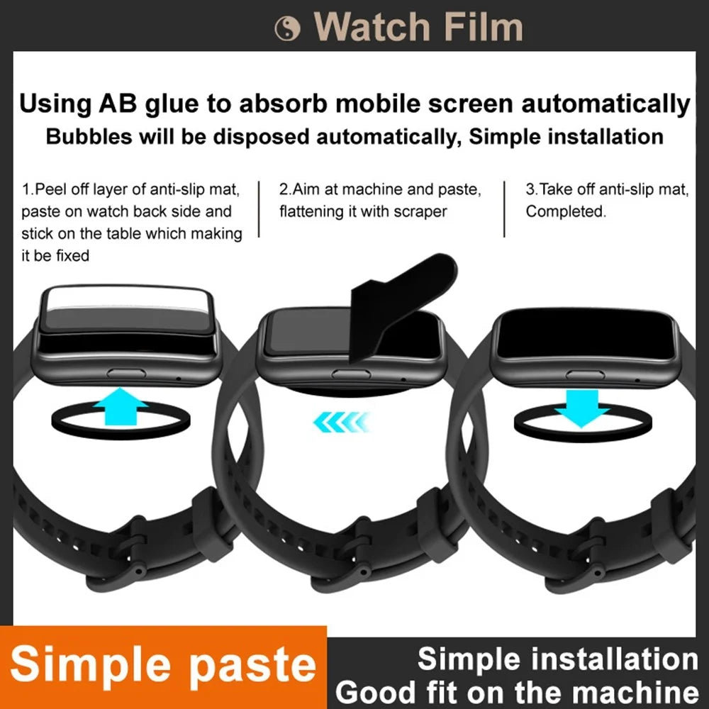 IMAK For Huawei Watch Fit 4 Pro Screen Protector Anti Scratch PMMA Watch Film - 5