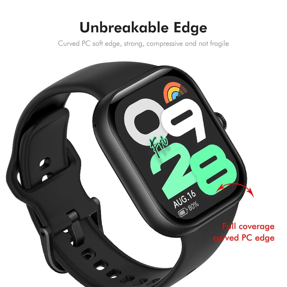ENKAY HAT PRINCE For Xiaomi Redmi Watch Move 2Pcs Screen Protector   3D Curved PC + PMMA Ultra Clear Film - Black - 4